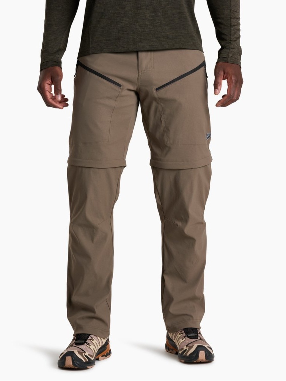 NWOT Kuhl Renegade Convertible Pant Water Resistant Stretch Khaki Size 28x32